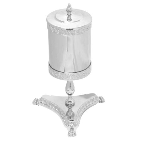 ELISABETTA Ведро мусорное 5 л. на подставке, D35, H60 cм, хром, артикул 17026