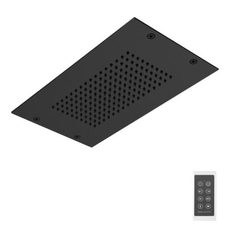 Fima Carlo Frattini Soffioni Верхний душ 35х20см., потолочный, цвет: чёрный матовый