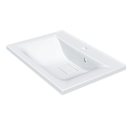 Раковина VCB-3M650W из искусственного камня, цвет белый, артикул VCB-3M650W