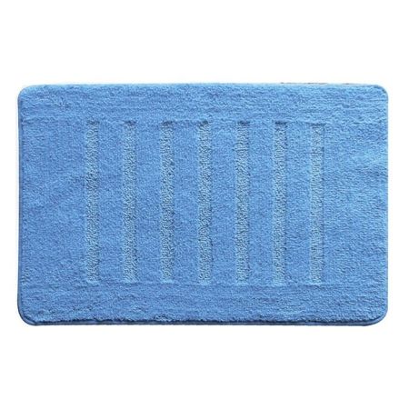 Коврик для ванной комнаты Milardo Blue Lines 50x80 Голубой, артикул MMI182M
