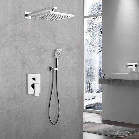 Душевой комплект Next VSFW-1N1CH, встраиваемый, 2 режима, ограничитель давления Hi Box, хром, артикул VSFW-1N1CH