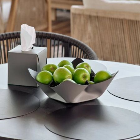 ADJ Фруктовница, D35 см., цвет: серый/черный, артикул 4035.03/01