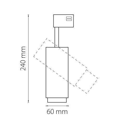 Светильник светодиодный для 3-фазного трека Fuoco Lightstar 215437, артикул 215437