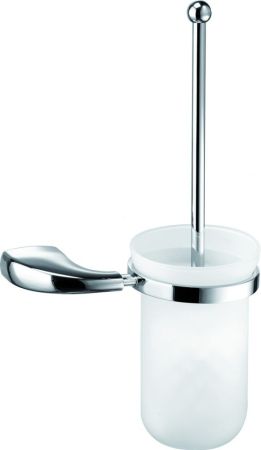 Sanibano Apolo, настенный стеклянный ёрш, цвет хром, артикул H3300/10CR