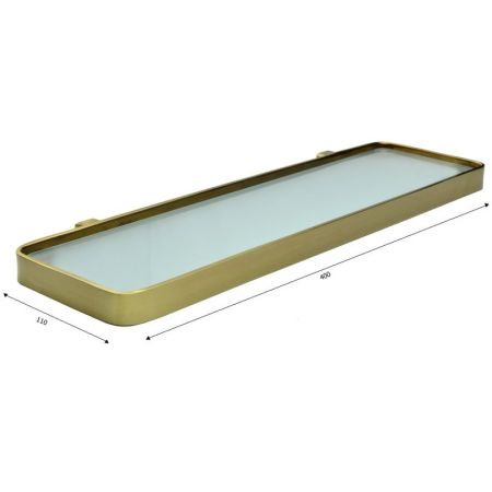 Стеклянная полка Bronze de Luxe 1760S 40 10511 Бронза