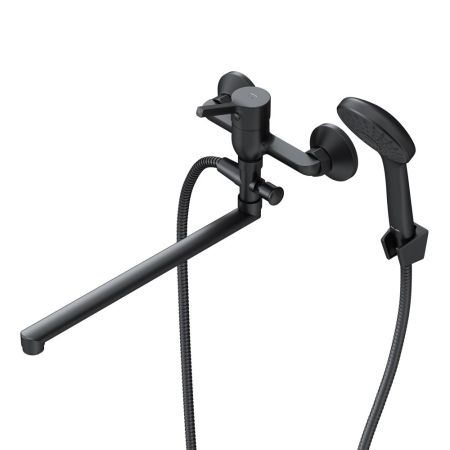 F85B90122 X-Joy S, смеситель д/ванны/душа, излив 325 мм, черн, артикул F85B90122