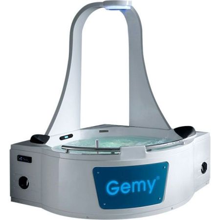 Акриловая ванна Gemy G9070 K 170х170 с гидромассажем, артикул G9070K
