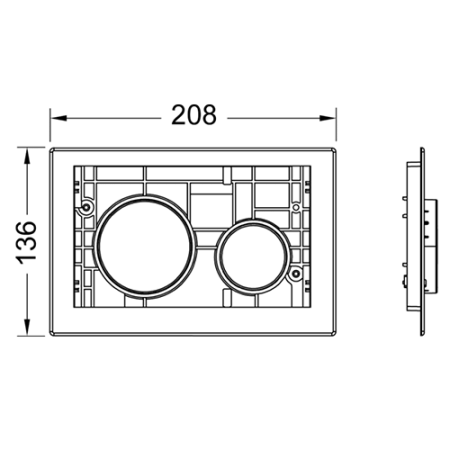 Клавиши TECEloop, белые, артикул 9240663