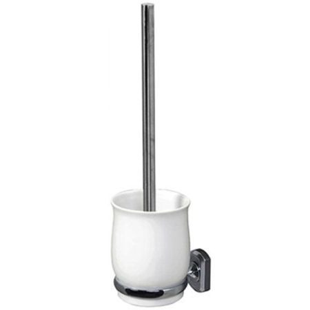 Ершик для унитаза WasserKRAFT K-24127 Хром Белый