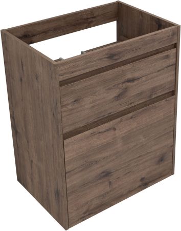 Тумба под раковину Aquanet Токио 68 дуб веллингтон (напольная 2 ящика), артикул 00333652