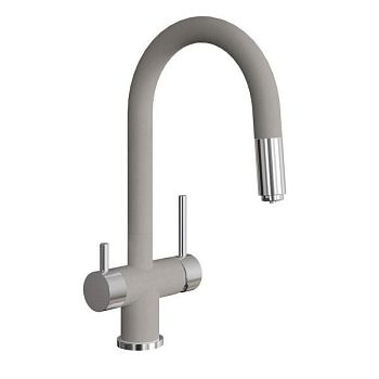 Смеситель для кухни с подключением фильтра Florentina МАЭСТРО 337.03Н.2123.305, грей