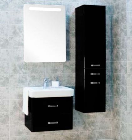 Тумба под раковину АКВАТОН АМЕРИНА 56 1A135401AM010 (подвесная, белый глянец), шт, артикул 1A135401AM010