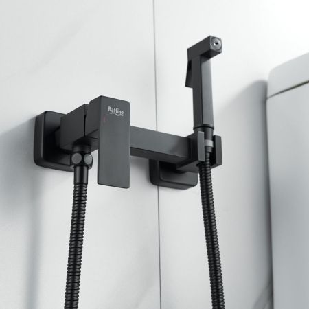 Гигиенический душ со смесителем Raffine F237H, черный