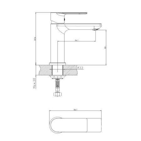 Смеситель для раковины с гигиеническим душем Haiba HB12505, хром, артикул HB12505