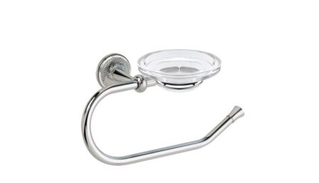 Stil Haus Regal, полотенцедержатель кольцо с мыльницей, цвет хром, артикул RG79(08)