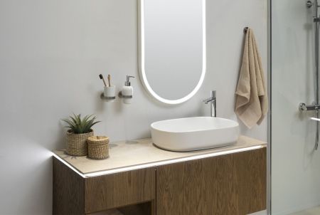 Тумба под раковину Allen Brau Infinity 120 1.21006.NO L дуб, артикул 1.21006.NO