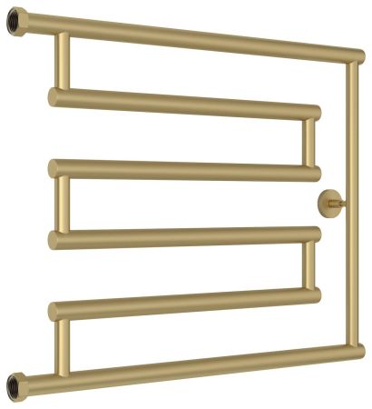 Полотенцесушитель водяной High-Tech model "L+" 500х650 (Матовая шампань)