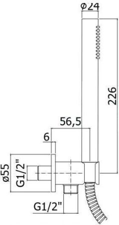 Душевой гарнитур Paffoni Master ZDUP094BO, артикул ZDUP094BO