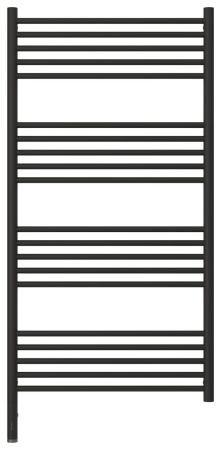 Полотенцесушитель электрический "БОГЕМА 3.0" прямая 1200х600 / МЭМ левый (Тёмный титан муар)