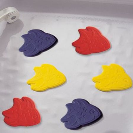 Комплект ковриков Ridder Slip-Not XXS 69490 Желтый, фиолетовый, красный, артикул 69490