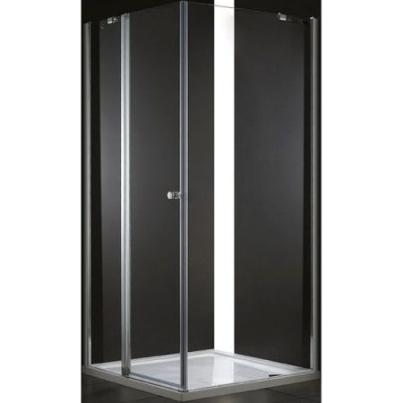 Душевой уголок Cezares Elena W-A-12 100x100 профиль Хром стекло прозрачное, артикул ELENA-W-A-12-100-C-Cr