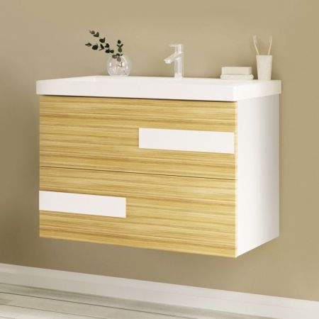 Тумба под раковину Marka One Mix 70П ПП Коко-Боло, артикул У69533