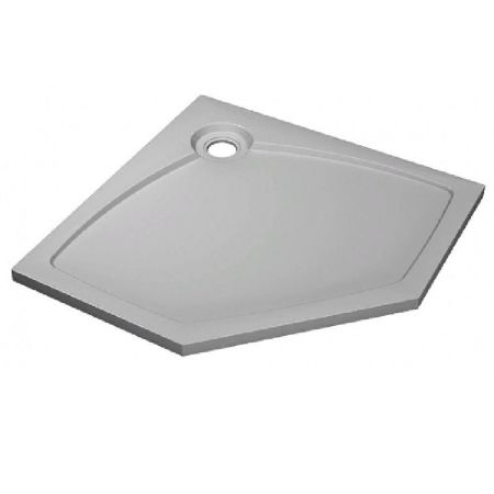 Душевой поддон из искусственного камня Florentina GW-100х100P Белый, артикул GW-100х100Pбелый