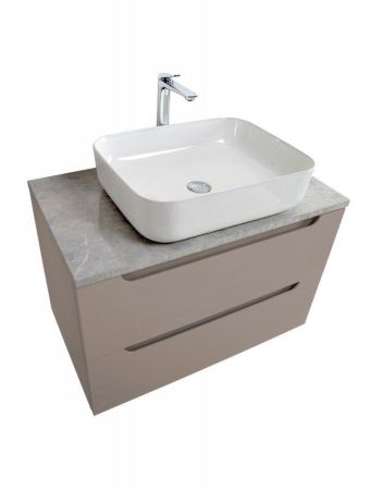 ETNA База под раковину подвесная с двумя выкатными ящиками, с доводчиками, Еловый Матовый, 800x455x500, ETNA-800-2C-SO-VO, артикул ETNA-800-2C-SO-VO