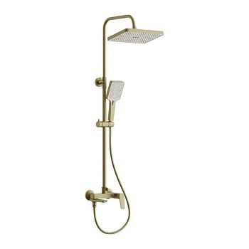 Душевая система BELZ B24715-5, брашированное золото