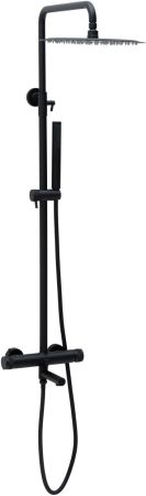 Душевая стойка Allen Brau Priority 5.31A10-31 черный матовый, артикул 5.31A10-31