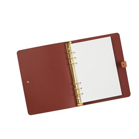 ADJ Блокнот А5, 16,5x25 см., цвет: коньяк/бордо, артикул 1625.09/30