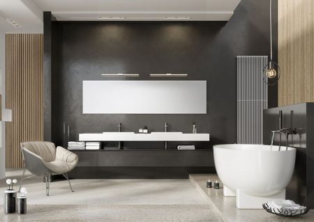 Смеситель для ванны Webert One-B NB850101 Черный Нержавеющая сталь, артикул NB850101441