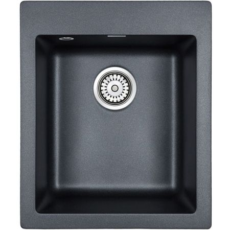 Кухонная мойка Paulmark Leer 41 PM104249-BLM Черный металлик, артикул PM104249-BLM