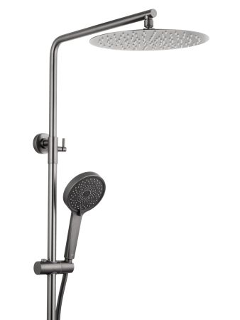 Душевая система WONZON & WOGHAND STICK, Темный графит (WW-88739017-BGM), артикул WW-88739017-BGM