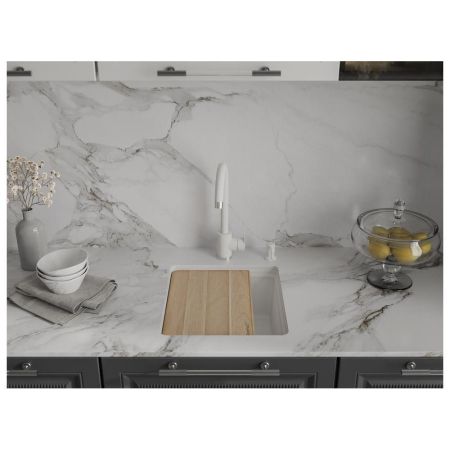 Кухонная мойка GranFest URBAN 4540, белый, артикул 4540 белый