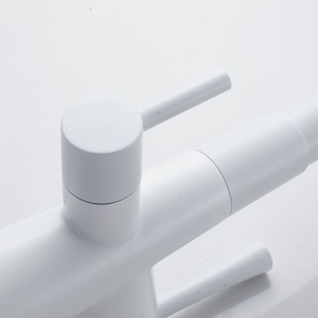 Смеситель для кухни с подключением фильтра Shevanik S428C, белый, артикул S428C