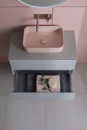 Тумба под раковину Allen Brau Infinity 85 1.21001.PWM папирус матовый, артикул 1.21001.PWM