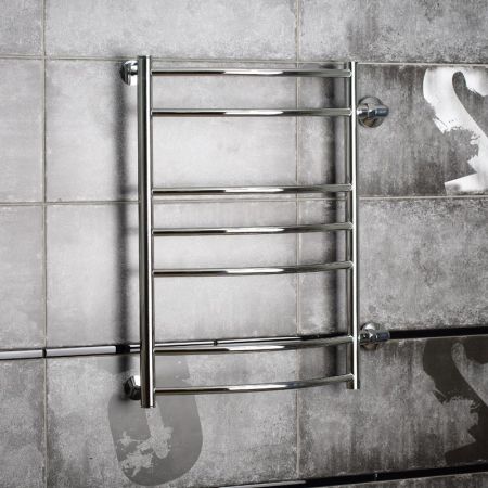 Водяной полотенцесушитель Тругор Приоритет 3 ПМ 80x50 Хром, артикул Приоритет3/ПМ508050