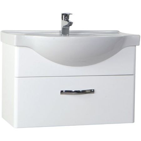 Тумба под раковину Bellezza Анкона 80 4639613190011 подвесная Белая, артикул 4639613190011