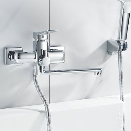 Смеситель для ванны Shevanik S9902, хром, артикул S9902