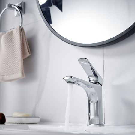 Смеситель для раковины Shevanik S4201, хром