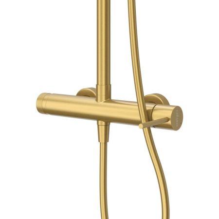 RELAX-CD-NOP Душевая стойка со смесителем, черный матовый, артикул RELAX-CD-NOP