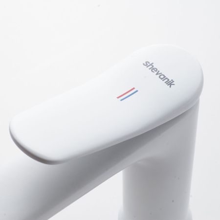 Смеситель для раковины Shevanik S4701C, белый