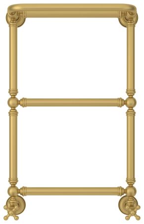 Полотенцесушитель водяной "Ренессанс 1386" 660х400 (Матовое ЗОЛОТО), артикул 032-0281-6640