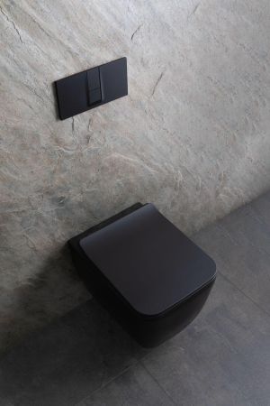 Чаша подвесного унитаза Allen Brau Liberty 4.33007.31 черный матовый, артикул 4.33007.31