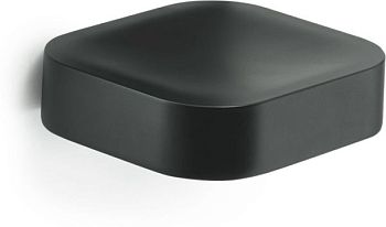 Gedy Outline, настенная металлическая мыльница, цвет черный матовый