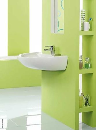 E4152-00 раковина PATIO /45х35/ (бел), артикул E4152-00