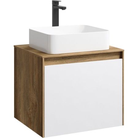 Mobi Корпус подвесной тумбы 60 см под умывальник , цвет дуб балтийский, артикул MOB0106DB