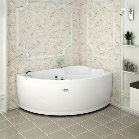 Акриловая ванна Radomir Wachter Алари 168x120 форсунки Белые L с гидромассажем, артикул 3-01-1-1-0-315