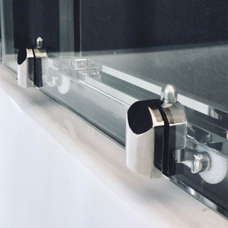 Душевая кабина Royal Bath HP 90х90 RB90HP1-T-CH стекло прозрачное задняя стенка Белая, артикул RB90HP1-T-CH